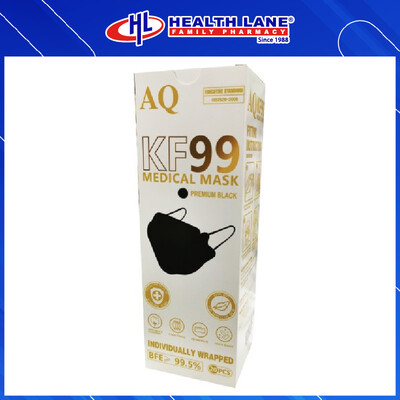 AQ  FACE MASK 4PLY KF99-WHITE(20'S)